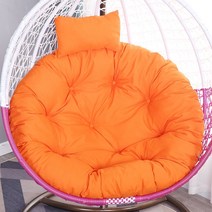 야외그네 라탄 원목 가든 체어 의자 벤치 그네의자 정원인테리어 야외 싱글 스윙 의자 쿠션 여러 가지 빛깔, 11 파란