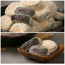 국산 찹쌀 쑥떡 쑥개떡 1.8kg (약30개) 콩고물 팥앙금이 듬뿍 든든한 식사 대용 회사간식