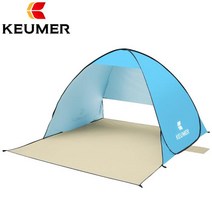 그늘막텐트 비치 원터치텐트 여름 감성 캠핑 방수 야외 에어, CHINA, sky blue tent