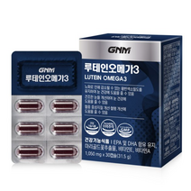 GNM 루테인 오메가3 (1개월분), 30정, 1개