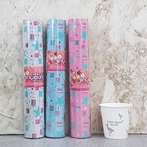 메탈 롤 포장지 소 로맨틱스타 색상랜덤 포장용품, 댕준샵 본상품선택