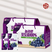 즙장인 일등자연 놀라운 100% 포도즙 포도주스, 70ml, 60포