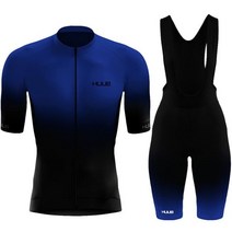 신제품 HUUB 사이클링 저지 세트 남성용 반팔 uv 차단 자전거 세트 프로 팀 여름 의류