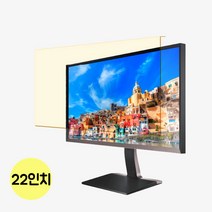 블루라이트 차단 컴퓨터 보안기 22인치