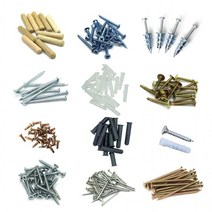 못세트 피스 나사못 칼블럭 작업 공구 콘크리트 앙카 나무 시멘트 못, 못 일반나무못세트 소