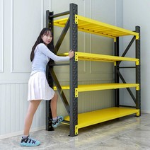 산업용 적재대 고중량 공장 선반 적치대 파렛트랙, 4단 120x50x200cm