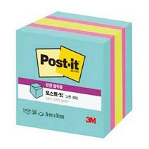 3M)포스트잇 강한점착용 노트(큐브 PIE NG) 메모 용품 지 사무, 상세페이지 참조