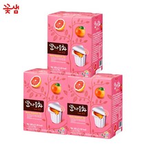 꽃샘 꿀자몽차 포션 15개입 x3 (45개입) 캡슐 액상차