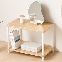 [특가한정이벤트] 국산튼튼한 조립식 렌지대 수납장 전자렌지대 렌지다이 다용도주방선반, 진열장 2단-오크화이트