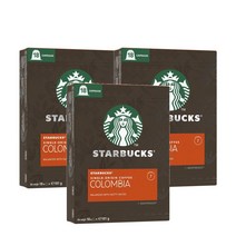 스타벅스 네스프레소 싱글 오리진 콜롬비아 캡슐 18개 Starbucks By Nespresso Single Origin Colombia Capsules, 3팩