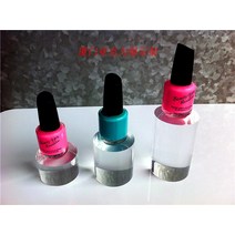 아크릴스탠드 크리스탈 원기둥 맟춤제작 여러가지 규격 받침대 장식 수반 917901035, 높이 3CM 직경 5CM