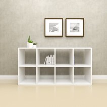 큐빅스3 책장 B4-2, 블랙