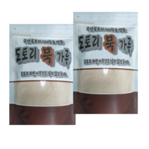 (한들식품) 2022년 햇 도토리가루 국산100% 도토리 묵가루 500g, 300g
