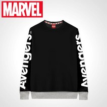 마블정품 특양면 레귤러핏 따뜻한 기모맨투맨 어벤져스 프린팅(M-3XL)