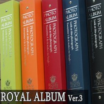 액자엠 Color Album Ver.3 대용량 50매 사진앨범 접착/포켓, 상세설명 참조, AB0013▶NAVY COLOR/④블랙접착식 40매