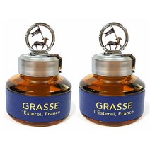 1+1 불스원 GRASSE 레스떼렐 프리미엄 방향제 아쿠아웨이브, 1set