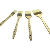 페인트붓 유성붓 유성 백색 일자붓 60mm 페인트칠