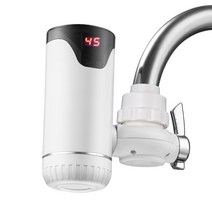 전기 순간 온수기 야외 화장실 3000W Electric Kitchen Water Tap Instant Hot Faucet Cold Heating Tankle, 01 WHITE_03 영국 플러그