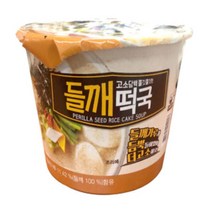 칠갑농산 들깨떡국 수제비 즉석컵용기 188.5g x 6개, 상세페이지 참조