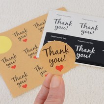 감사텍 봉인지 밀봉씰 라벨 배달 반찬 간식스티커 스승의날스티커, 제품선택, 원형 12P