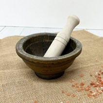 국산 핸드메이드 도자기 절구 가정용 미니절구