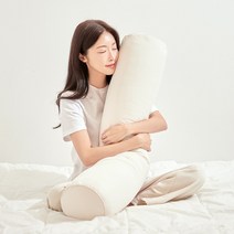 플랫화이트 프리미엄 피치 나노화이바 시원한 바디필로우, 아이보리