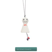 MEIISEO현관종 도어벨 방울 행운의나무 풍경 유리종, gif, 총 클리어 인형 모델
