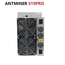 가성비 BTC BCH MinerMiner Bitcoin Used AntMiner S19 Pro 110Th/s SHA-256 Asic Miner 에너지 효율성 as low 23J/T, [02]  S19 Pro 110T