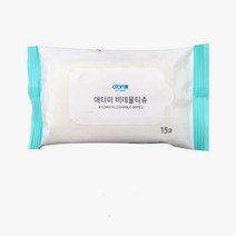 애터미101 비데물티슈 휴대용 15매X6팩