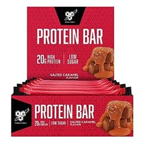 BSN 비에스엔 유청 단백질 프로틴바 솔티드 카라멜 56g x 12바 웨이, 12개