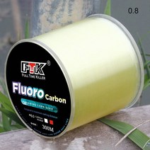 카본 낚시 줄 500m 나일론 낚싯줄 탄소 표면 초강력 풀 컷 물 빠른 내마모성 바이트 방지 B2Cshop, 03 Beige_11 8.0