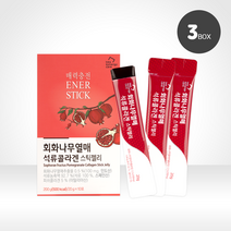 저분자 피쉬콜라겐 석류콜라겐 회화나무열매 식물성유산균 로커스트 잔탄검 카라기난 염화칼륨 무설탕 스틱젤리, 석류콜라겐 10포*3박스