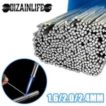 알루미늄 용접봉 저온 논가스 만능 가정용 청동 동 dc 2.0mm 용접봉 쉬운 용융 구리 용접 바 납땜 용 코어 와이어로드 솔더 필요 없음 솔더 분말, 1.6mm-33cm, 20개