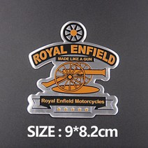 바이크 오토바이자동차데칼스티커 로얄 엔필드 오토바이 엠블럼 배지 알루미늄 표준 데칼 및 스티커 불렛 350 등 클래식 레트로, [05] Royal Enfield-5, 05 Royl Enfield-5