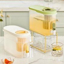 Modlauna 3.9L 대용량 물통 냉장고 물병, yellow.