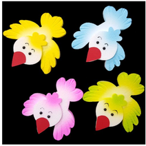 학교/유치원/교실/게시판 환경꾸미기 스치로폼스티로폼 폼아트 동물 곤충칼라새 1개입 랜덤발송