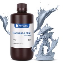 PLA 필라멘트 3D펜ANYCUBIC-표준 + 수지 고정밀 LCD 3D 인쇄 재료 500g/1kg 광자 모노 X 광자 모노 4K 광, 10 Grey 1kg