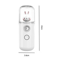 얼굴스팀기 헤어스팀기30ml 얼굴 기선 가습기 Nebulizer 미용 기기 나노 안개 분무기 개인 관리 보호, 09 White