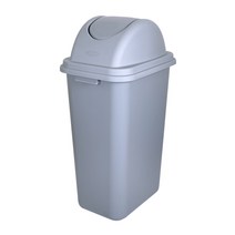 지오리빙 스윙 휴지통 50L, 스윙휴지통 50L 그레이