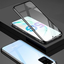 갤럭시S21울트라 G998 전후면 유리 메탈케이스/원터치자석