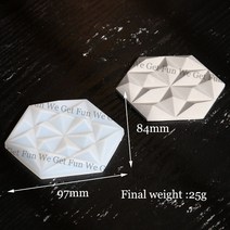 벽돌틀 시멘트 블럭미니 육각형 기하학적 벽 타일 금형 콘크리트 석고 코스터 시멘트 벽돌, 03 03
