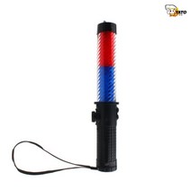 야토 차량용 자석 LED 경광봉 전자 호루라기 겸 후레쉬, 2. TF-RB295(레드&블루)