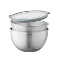 락앤락 스테인리스 믹싱볼 + 채반 + 뚜껑 세트 CKB016, 7세트, 민트