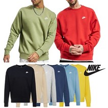 나이키 NSW 클럽 크루 스우시 기모 맨투맨티셔츠 18종택일