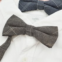 컬러 체크 보타이 C 나비넥타이/넥타이/리본넥타이/보우타이/웨딩소품