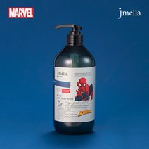제이멜라 마블 스파이더맨 우드 앤 솔트 아크네 퍼퓸 바디워시 1000ml, 3개