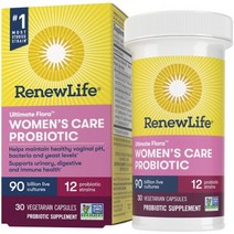 리뉴라이프 얼티미트 플로라 우먼스 케어 프로바이오틱 900억 베지테리안 캡슐, 30개입, 1개