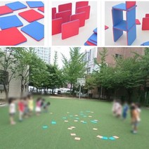 정스포츠 색판뒤집기 판뒤집기 체육대회 운동회 응원용품 단합, 색판뒤집기15cm(개당 구매)