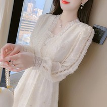 여성 레이스 화이트 드레스 돌잔치 웨딩 스냅 원피스