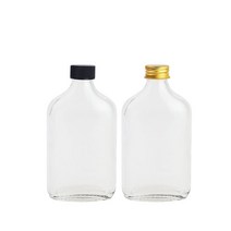 [가인글로벌] 납작병200ml 60개 1박스 골드캡 밀크티병, 200ml